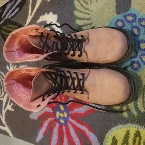 Pink boots